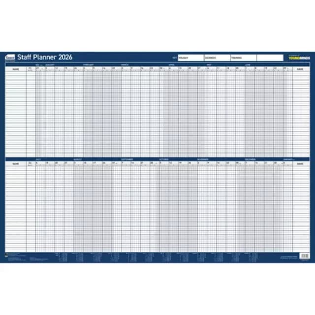 Sasco Staff Planner Unmounted 2026 2410276 SY64592 SY64592