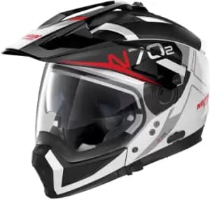 Nolan N70-2 X Bungee N-Com Helmet, black-white Size M black-white, Size M