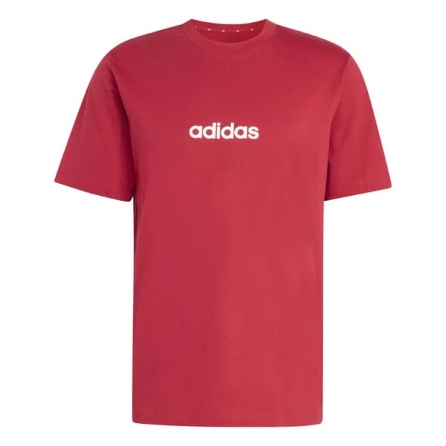 Adidas T-Shirt adidas Essentials Linear Rouge Male S