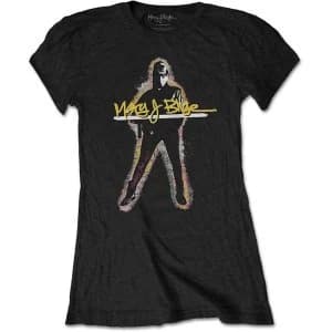 Mary J Blige - Glow Womens Large T-Shirt - Black