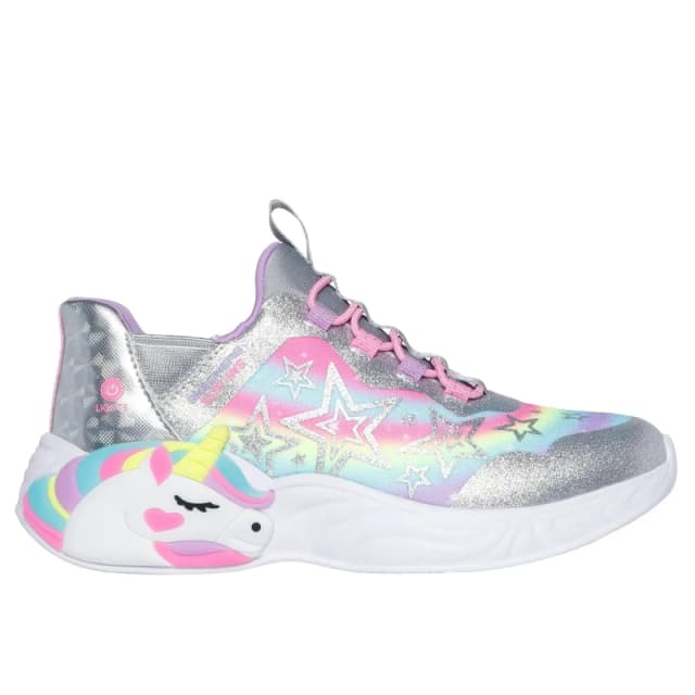 Girl Trainers Skechers Unicorn Dreams Starry Lite Argente Female 32
