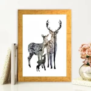 AC191039678 Multicolor Decorative Framed MDF Painting