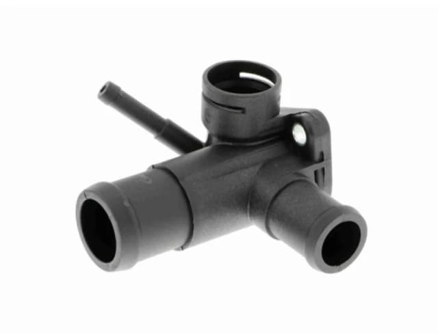 KRAFT 1530060 Coolant Flange Plastic, with gasket/seal, Cylinder Head Plastic Coolant Flange (3219)