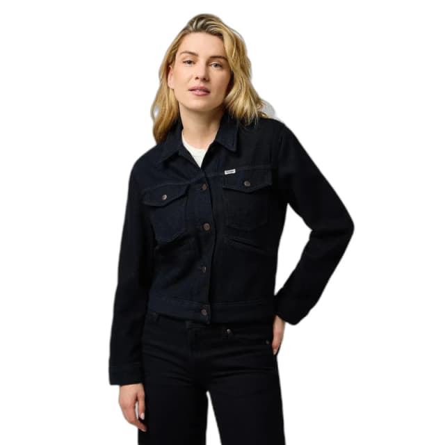 Wrangler Womens denim jacket Wrangler Heritage Bleu Female L