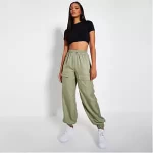 I Saw It First Toggle Detail Pocket Front Cargo Trousers - Green