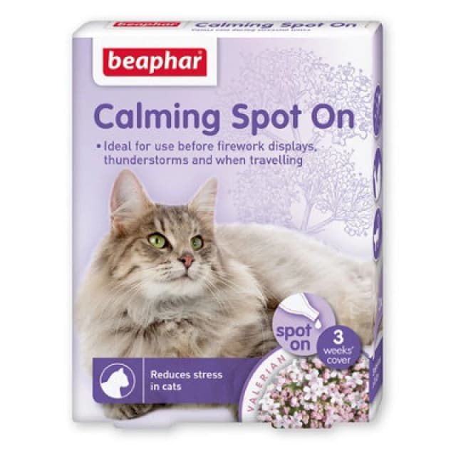 Beaphar Cat Calming Spot On 3 Pipettes - Pack Of 6