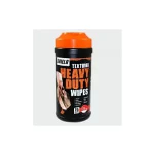 HDSCRUB Textured Heavy Duty Builders Wipes Tub of 75 - Shield