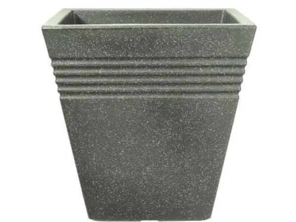 Stewart 34cm Square Piazza Planter (Marble Green)