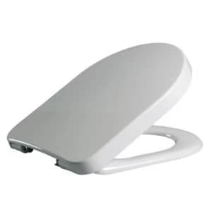 Cooke Lewis Helena White Soft close Toilet seat