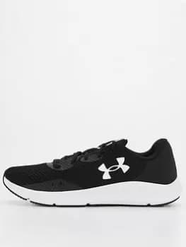 Under Armour Running Charged Pursuit 3 - Black/White, Size 7, Men