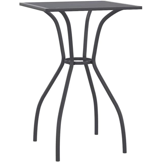 VIDAXL Garden Table Anthracite 50x50x72cm Steel Mesh Vidaxl 8720845775018