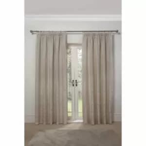 Emma Barclay Duchess Pencil Pleat Curtain 46 x 72 Cream