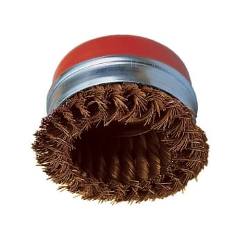 75MM X M14 Twist Knot Cup Brush Brass 30 SWG - York