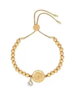 Bibi Bijoux Gold 'Starlit Harmony' Disc Friendship Bracelet