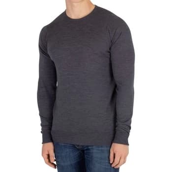 John Smedley Marcus Crew Neck Knit mens Sweater in Grey - Sizes UK S,UK M,UK L,UK XL,UK XXL
