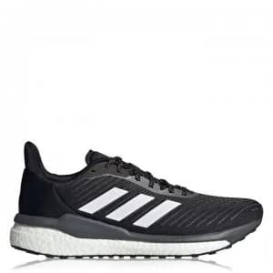 adidas Solar Drive Mens Boost Running Shoes - Black/White