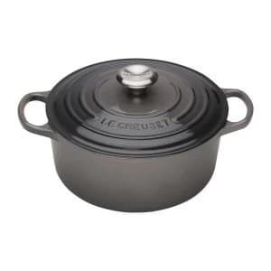Le Creuset Signature Cast Iron Round Casserole 28cm Flint