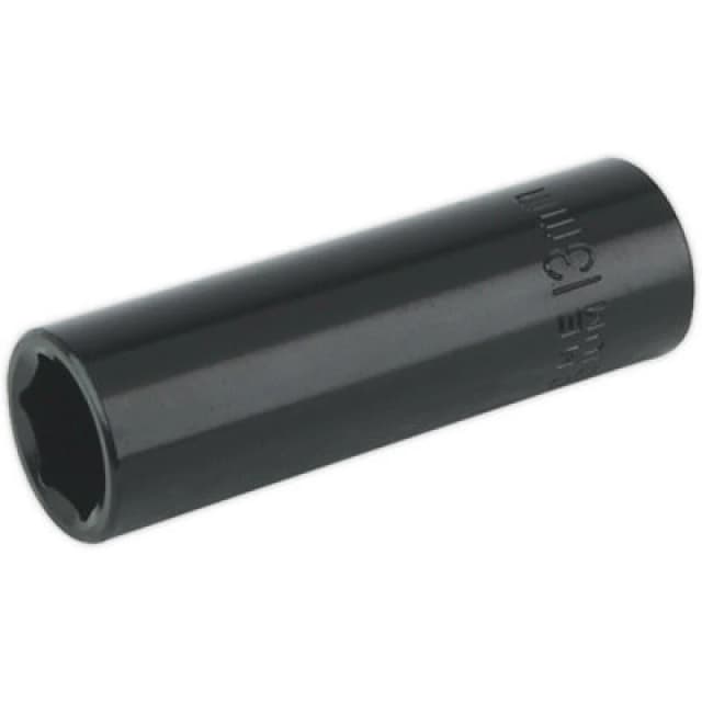 Loops 13mm Forged Deep Impact Socket - 3/8 Inch Sq Drive Chrome Vanadium Wrench Socket Multi