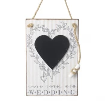 Days Until Our Wedding Chalkboard By Heaven Sends