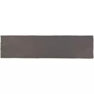 Charcoal Grey Rustic Effect Wall Tile 7.5 x 30cm - Artisan