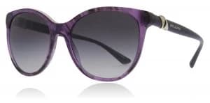 Bvlgari BV8175B Sunglasses Striped Violet 54058G 55mm