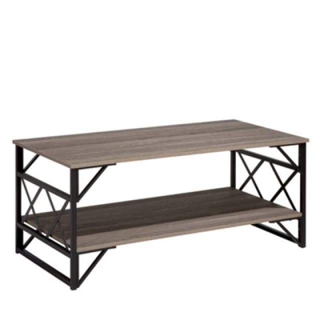 Beliani Industrial Coffee Table Bolton Taupe