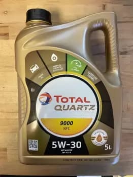 Total Quartz Engine Motor Oil 9000 Future NFC Economy 5W30 - 5L For Ford Volvo
