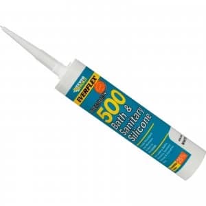 Everbuild 500 Bath and Sanitary Silicone Sealant Ivory 310ml