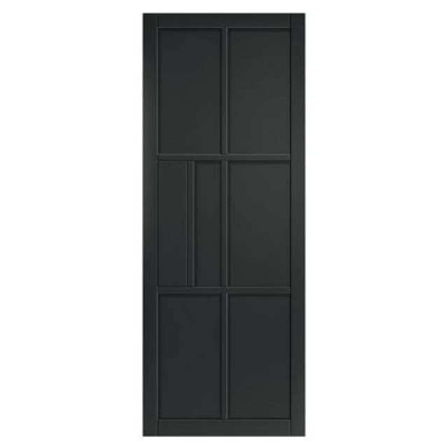 JB Kind Doors Urban Industrial Civic Black Internal Door
