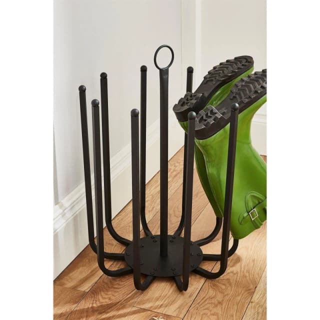 Studio 5 Pair Round Shoe Rack Black unisex One Size