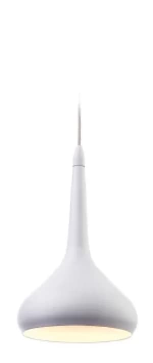 Bar LED 18 Light Ceiling Pendant White Inside