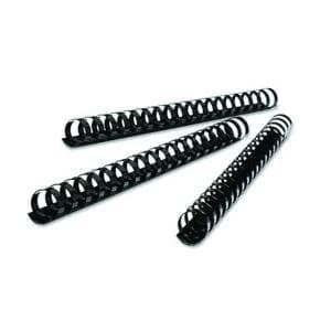 GBC CombBind Binding Combs 45mm Black Pack of 50 4028186