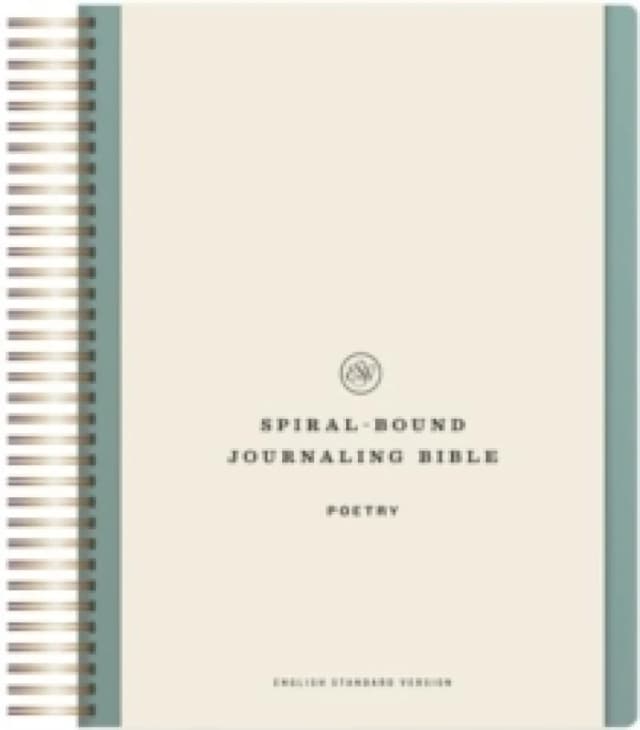 ESV Spiral-Bound Journaling Bible, Poetry Hardback