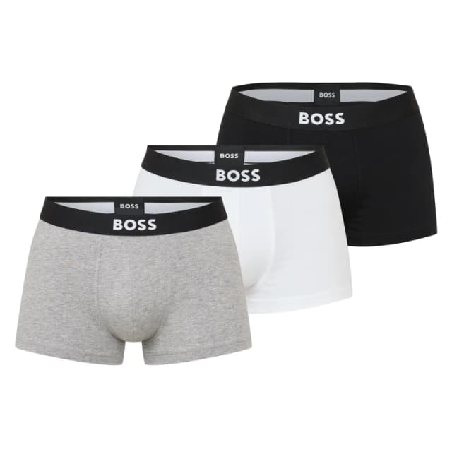 Boss Three-pack of logo-waistband boxer briefs Open Misc male Small