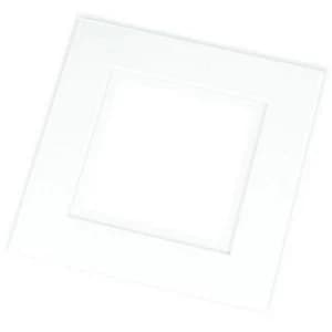 Wickes Single Finger Plates - White Pack of 2