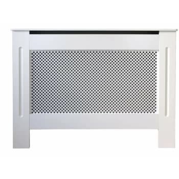 Jack Stonehouse Diamond Lattice Grill White Painted Radiator Cover - Small - White