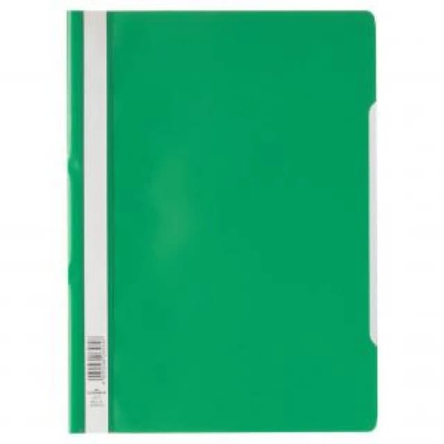Durable Clear View A4 Folder Green 227 x 310mm (25 Pack) 252305