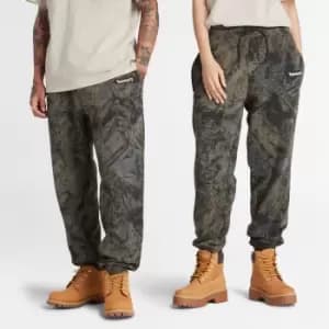 Timberland All Gender All-over Printed Mountains Sweatpants In Camo Camo Men, Size M