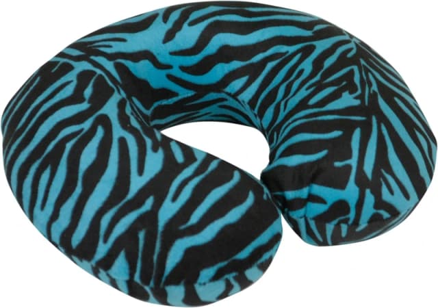 Aidapt Memory Foam Neck Cushion Blue Tiger Blue