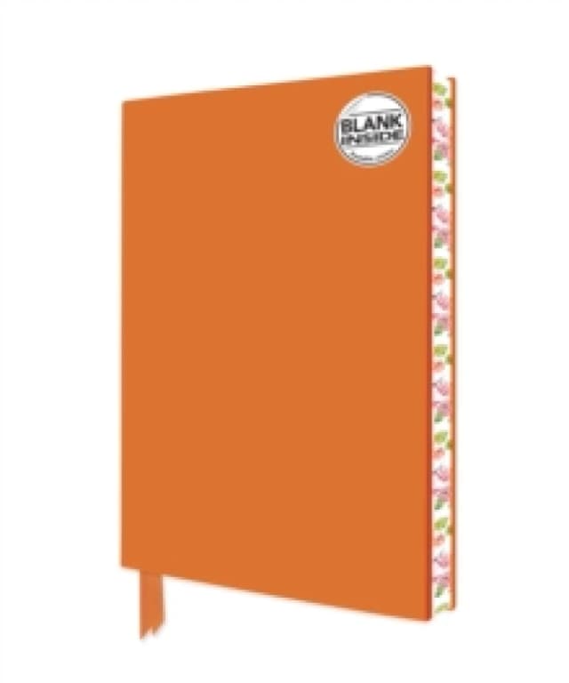 Orange Blank Artisan Notebook (Flame Tree Journals) Notebook / blank book