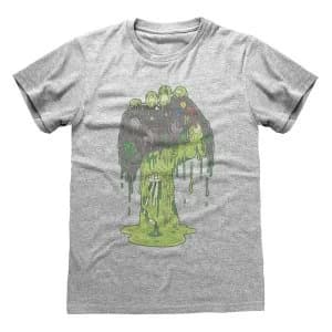 X-Box - Zombie Hand Unisex Large T-Shirt - Grey