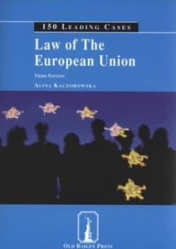 Law of the European Union by Alina Kaczorowska Paperback