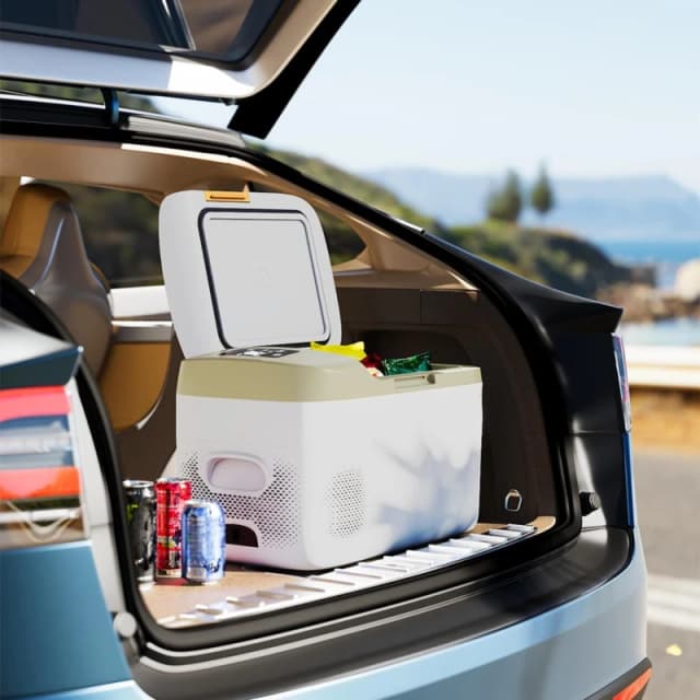 Kabinet UK 23L Portable Car Refrigerator with Display Whitegreen unisex One size