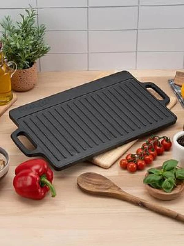 Prestige Cast Iron Double Griddle, Black 56070