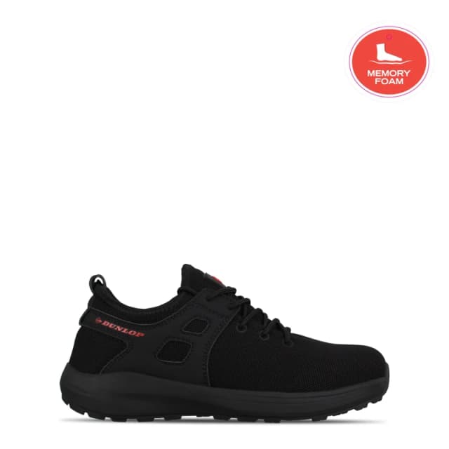 Dunlop Arizona Steel Toe Cap Shoe Mens Black/Red male 6 (39)