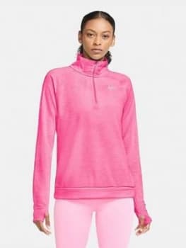 Nike Running Ls Zip Pacer Top