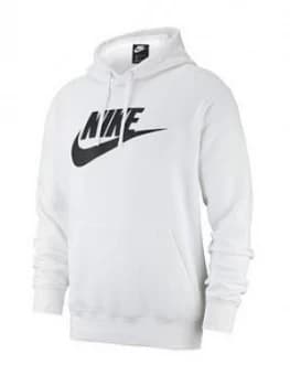 Nike Club Overhead Hoodie - White