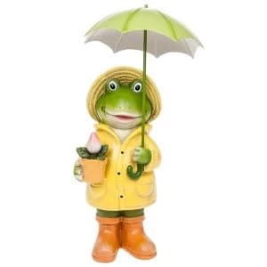 Puddle Frog Standing Boy Large Ornament