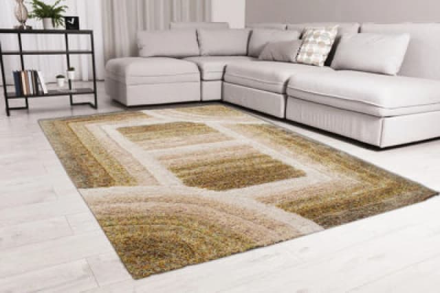 Ds Living Ultra Plush Trellis Brown Rug