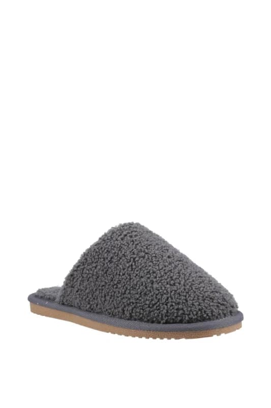 Hush Puppies Womens Joanna Mule in Charcoal Size: 3 Charcoal Female 3